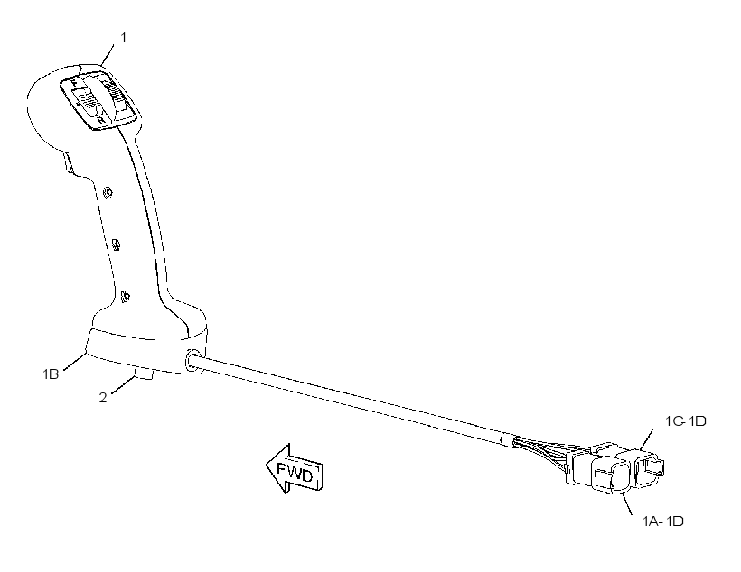 Управление рукояткой 2663439 CAT