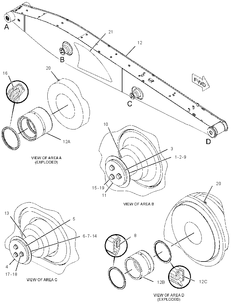 BOOM GP-MATERIAL HANDLING 2131691 CAT