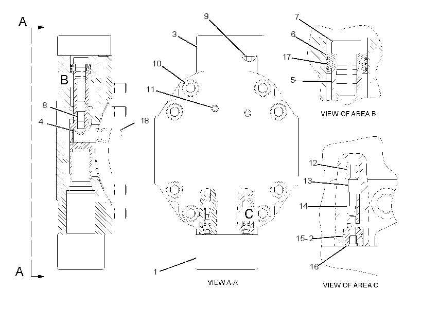 HEAD GP-MOTOR 1458425 CAT