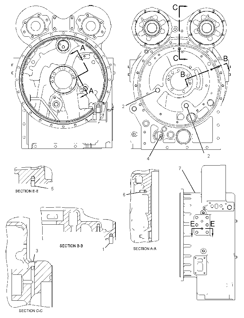 HOUSING GP-TORQUE CONVERTER 2337682 CAT