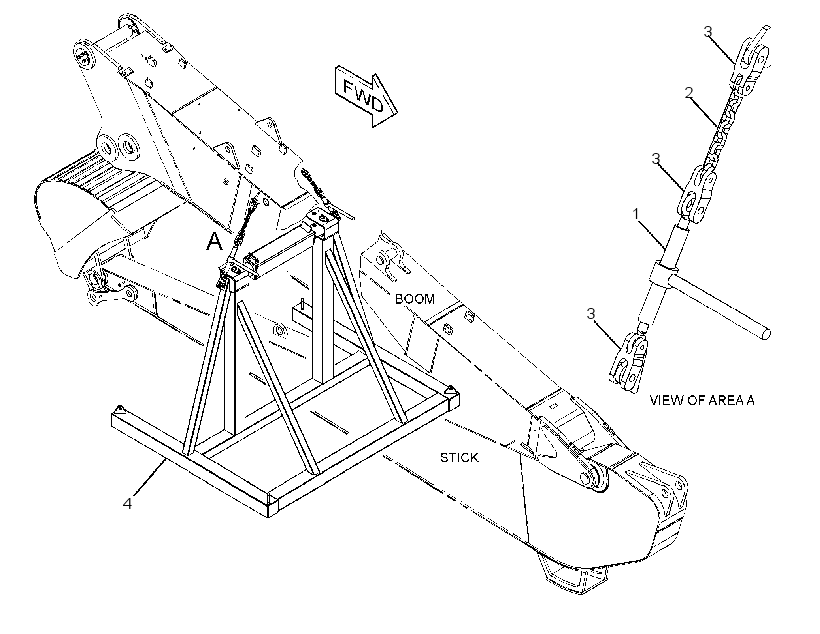 SUPPORT AR-BOOM & STICK 2528233 CAT