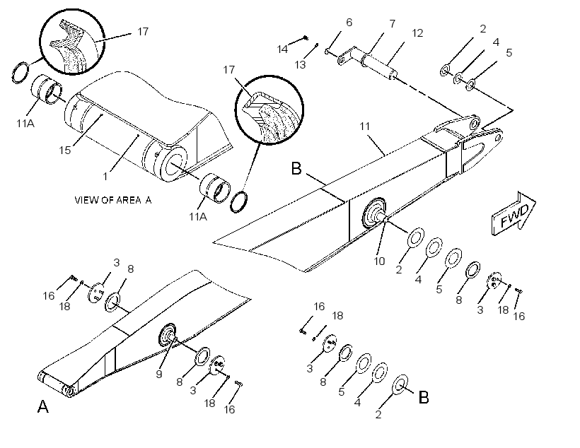 BOOM GP-MATERIAL HANDLING 2326467 CAT