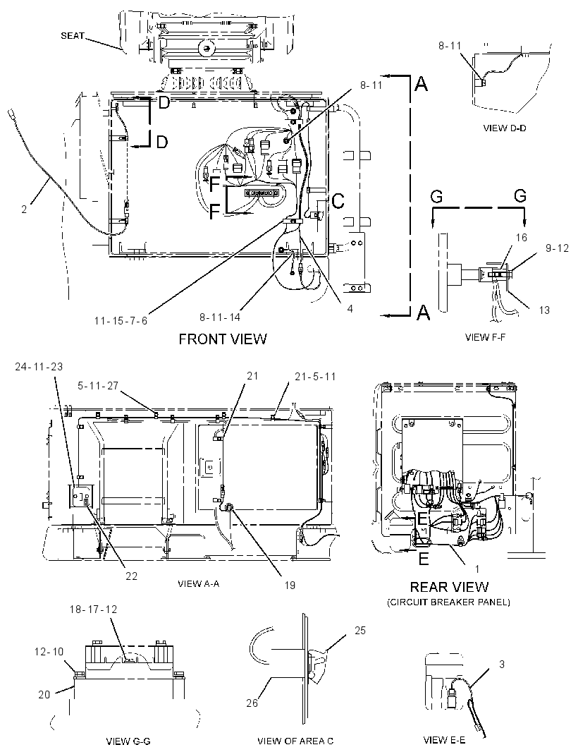 WIRING GP-CAB RISER 2287714 CAT