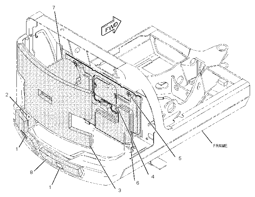 INSULATION GP-SOUND SUPPR 2831331 CAT