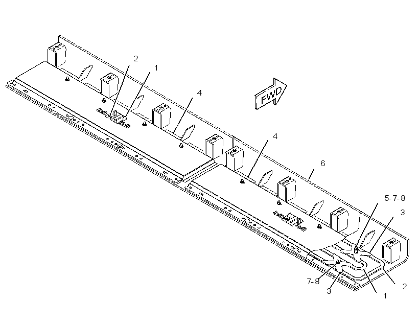 PLATE GP-SCREED 2558133 CAT