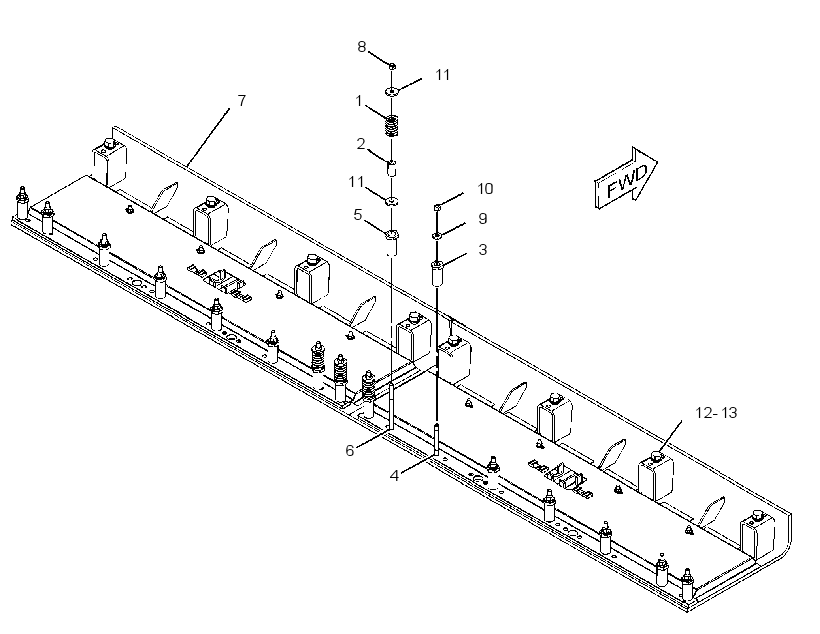 PLATE GP-SCREED 2558069 CAT