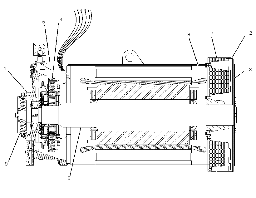 Генератор 2524013 CAT