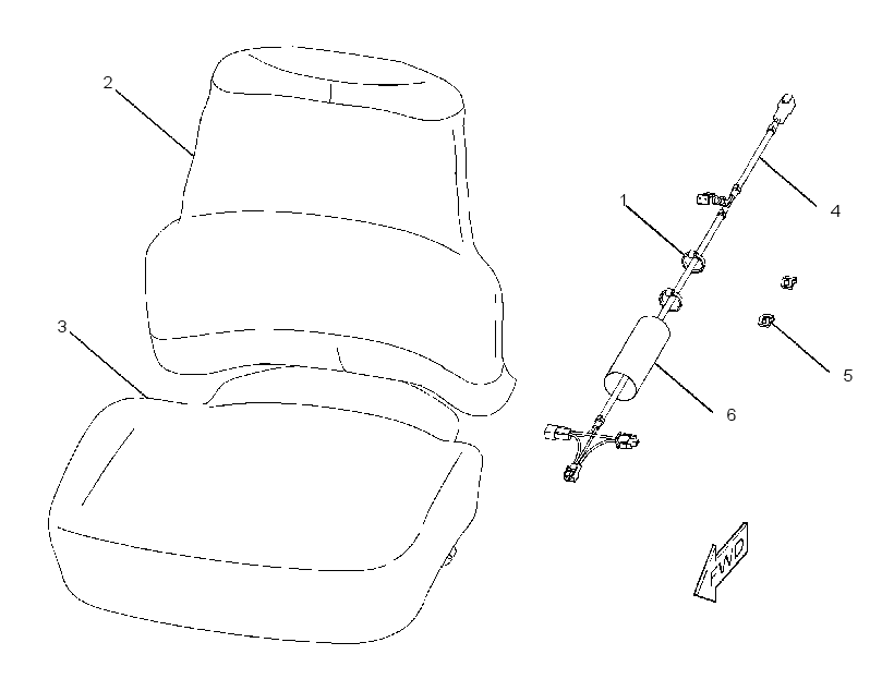 KIT-SEAT CUSHION 2314581 CAT