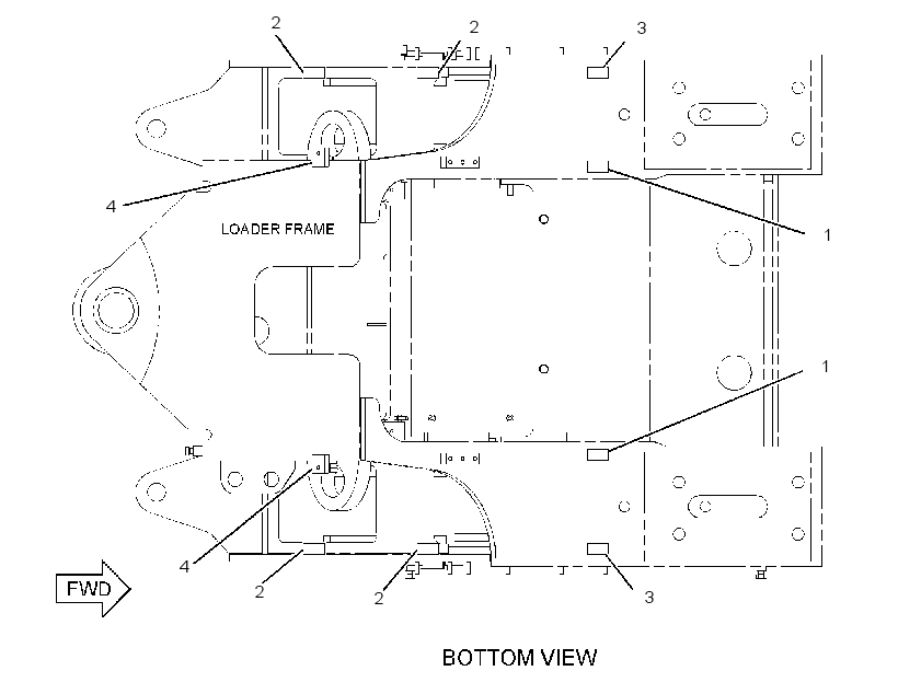 HARDWARE GP-LOADER FRAME 2496622 CAT