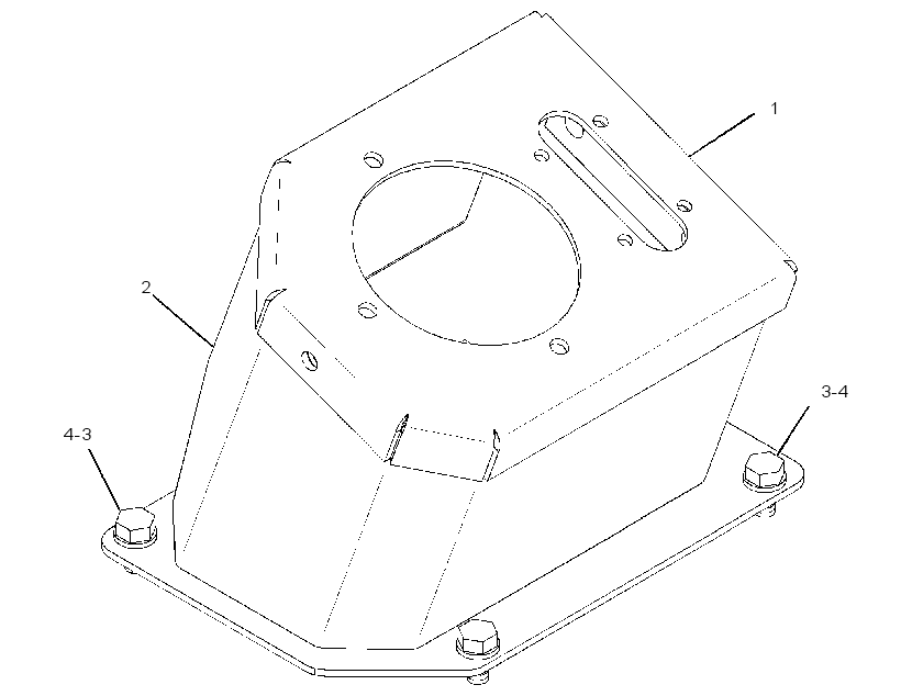 MOUNTING GP-WINCH 2627450 CAT