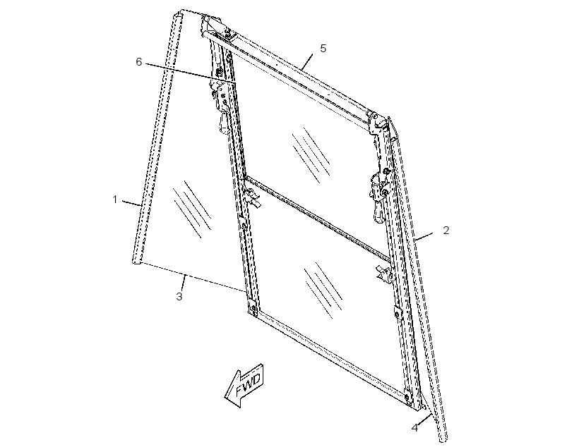 KIT-CAB WINDOW 2865188 CAT