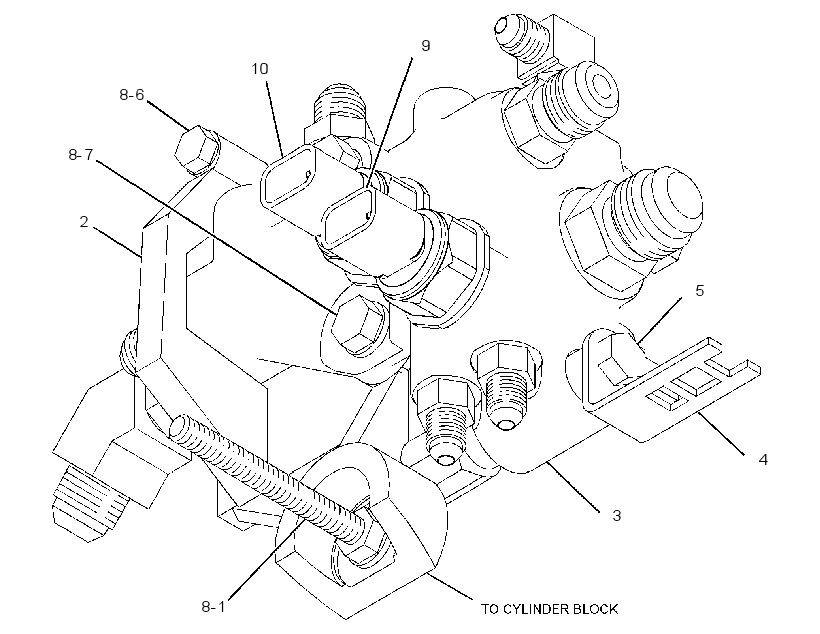 MANIFOLD & MTG GP-FUEL 2910618 CAT