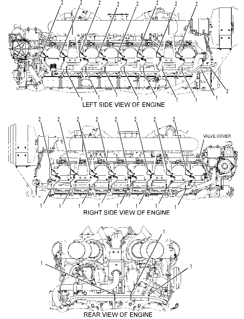 Проводка датчиков 2928602 CAT
