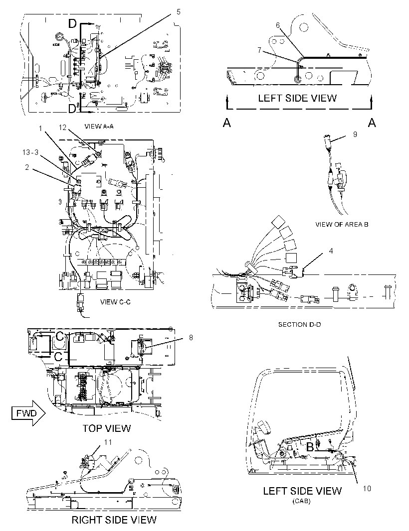 WIRING GP-MATERIAL HANDLER 2291429 CAT