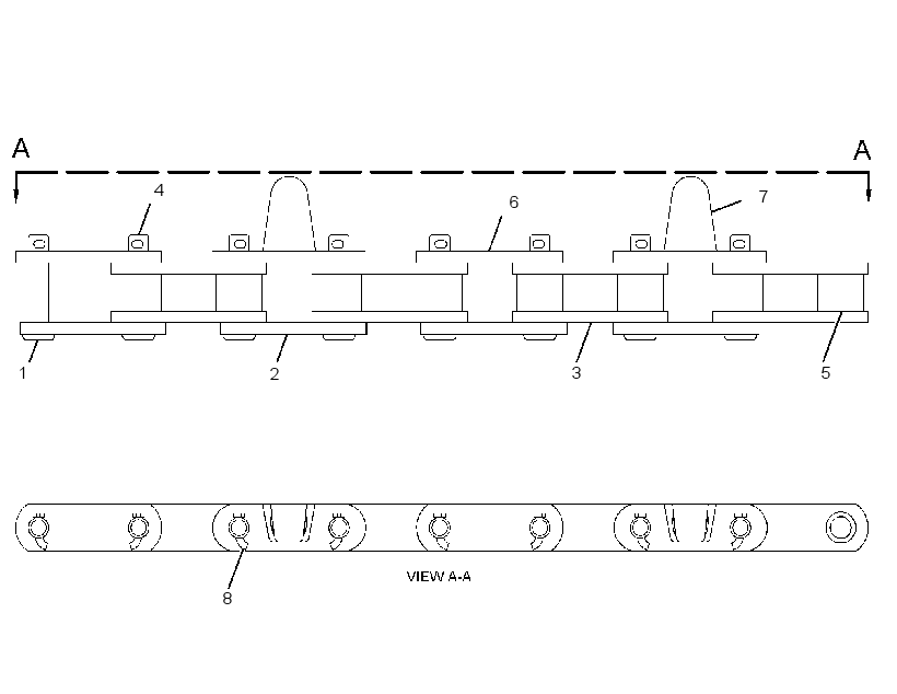 CHAIN GP-CONVEYOR 2809924 CAT