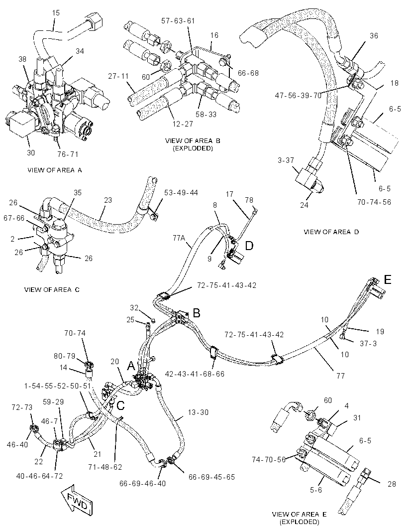 LINES GP-COUNTERWEIGHT 2545586 CAT