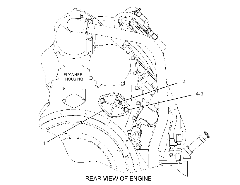 COVER GP-REAR HOUSING 2708580 CAT