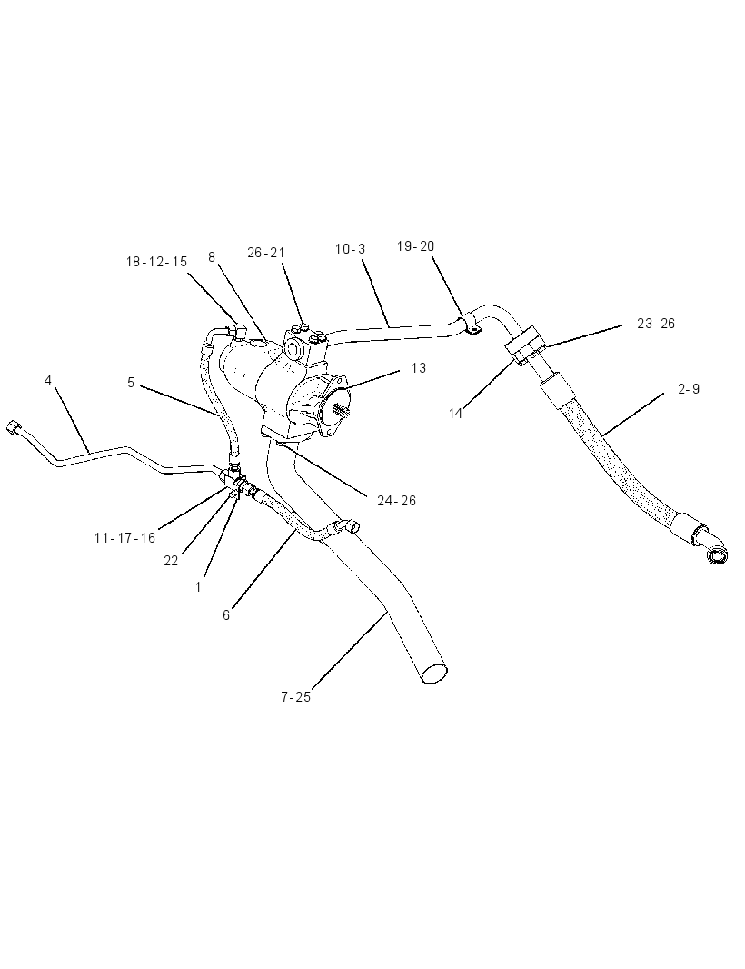 PUMP & LINES GP-HYDRAULIC 2224528 CAT