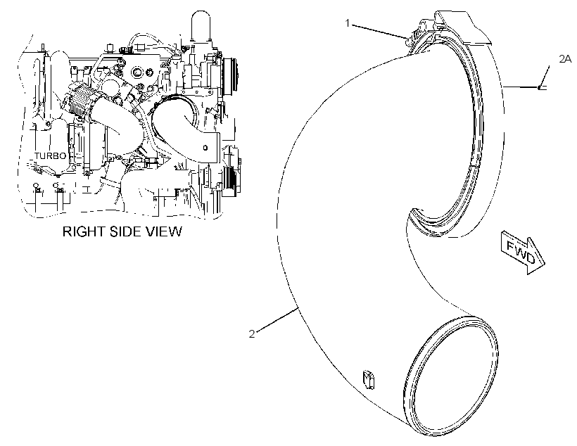 ELBOW GP-PRECOOLER 2900794 CAT