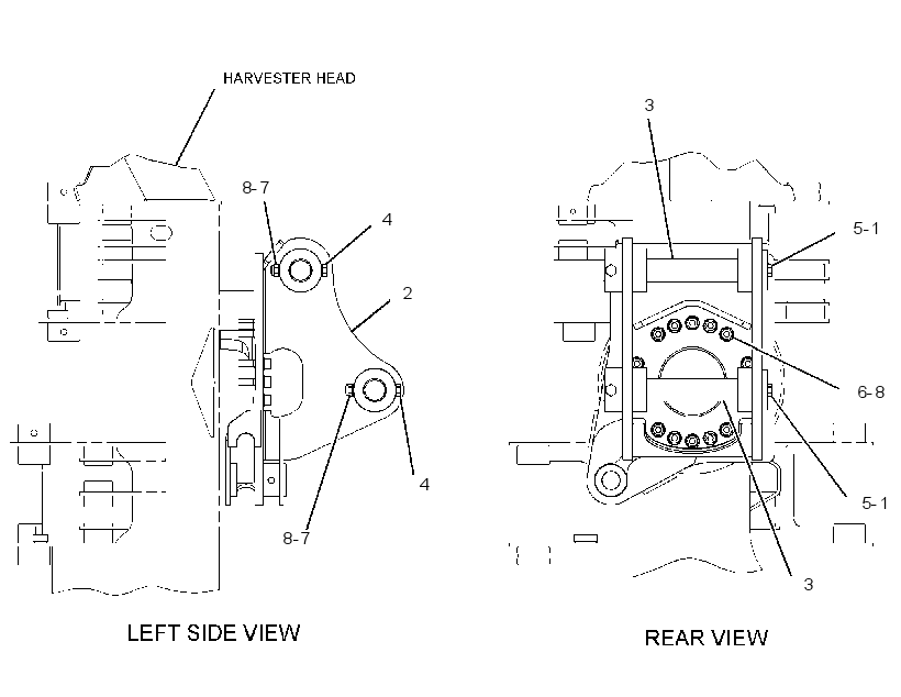 MOUNTING GP-FELLING HEAD 2831244 CAT