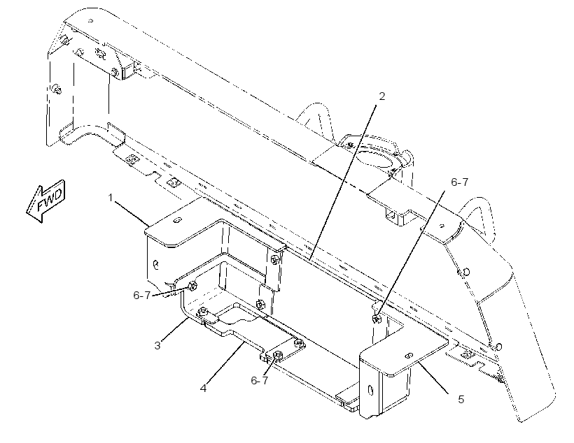 COVER GP-WINCH 2889569 CAT