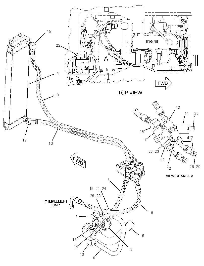 COOLER AR-HYDRAULIC OIL 2737574 CAT