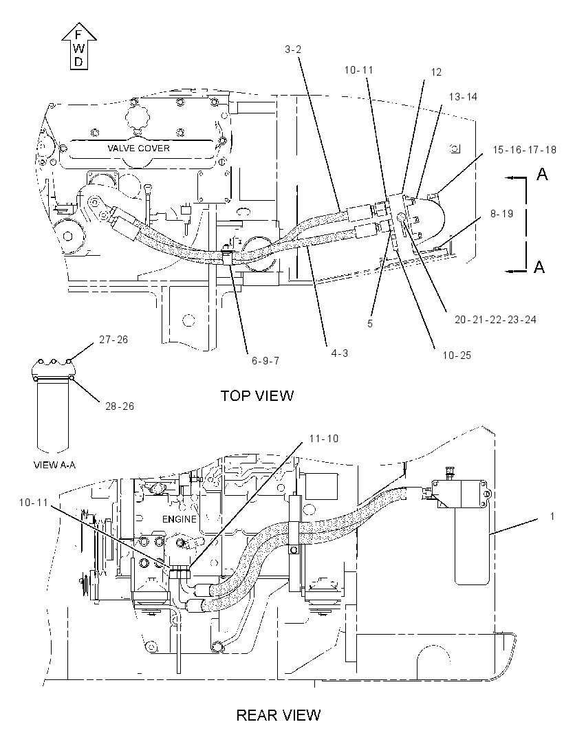 LINES GP-ENGINE OIL FILTER 2056709 CAT