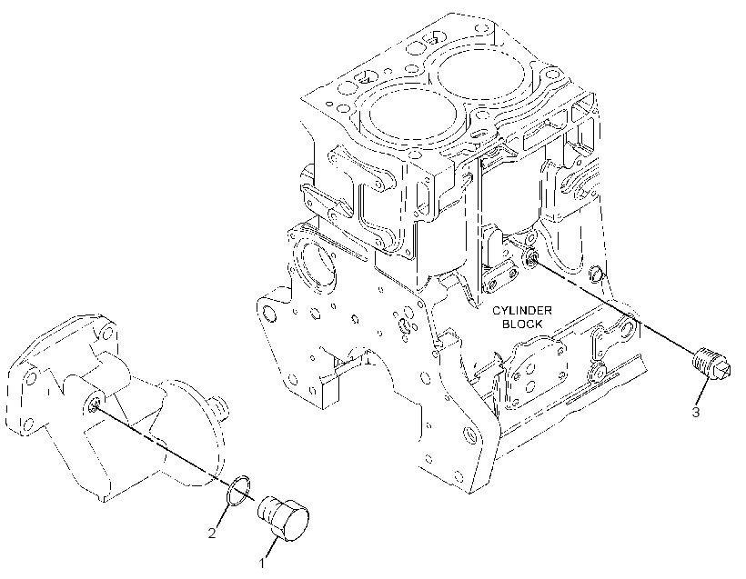 PLUG GP-ENGINE OIL MANIFOLD 2985128 CAT