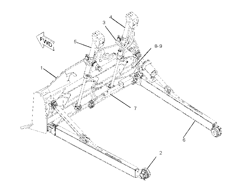 BULLDOZER AR-SEMI-UNIVERSAL 2127420 CAT