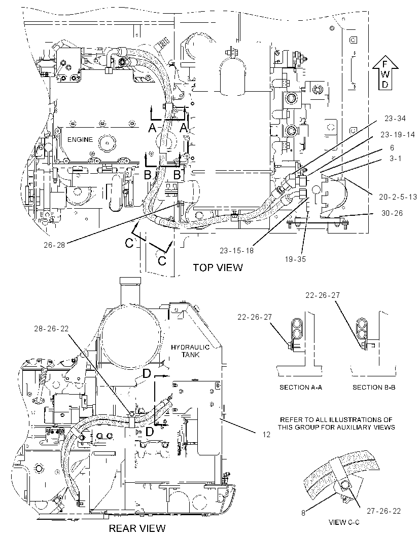 FILTER & MTG GP-ENGINE OIL 2797744 CAT