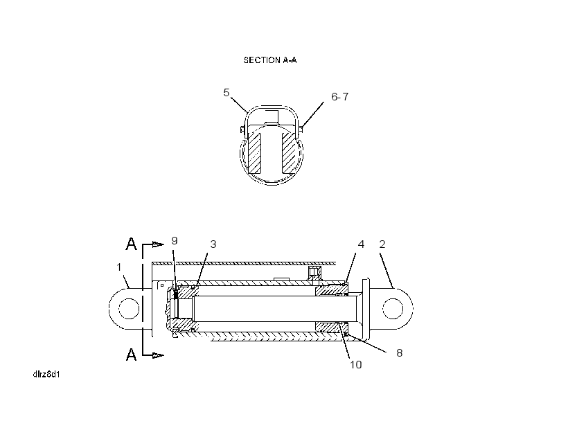 CYLINDER GP-TONG 1252883 CAT