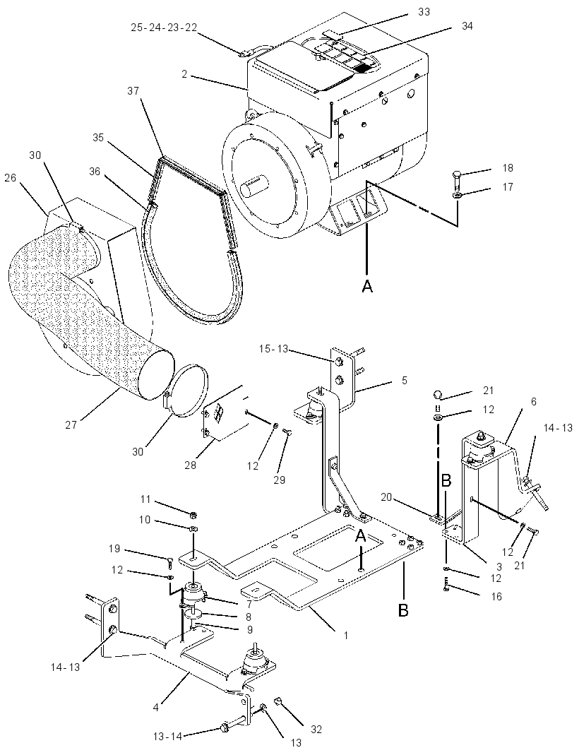 GENERATOR & MTG GP-HYDRAULIC 2415824 CAT