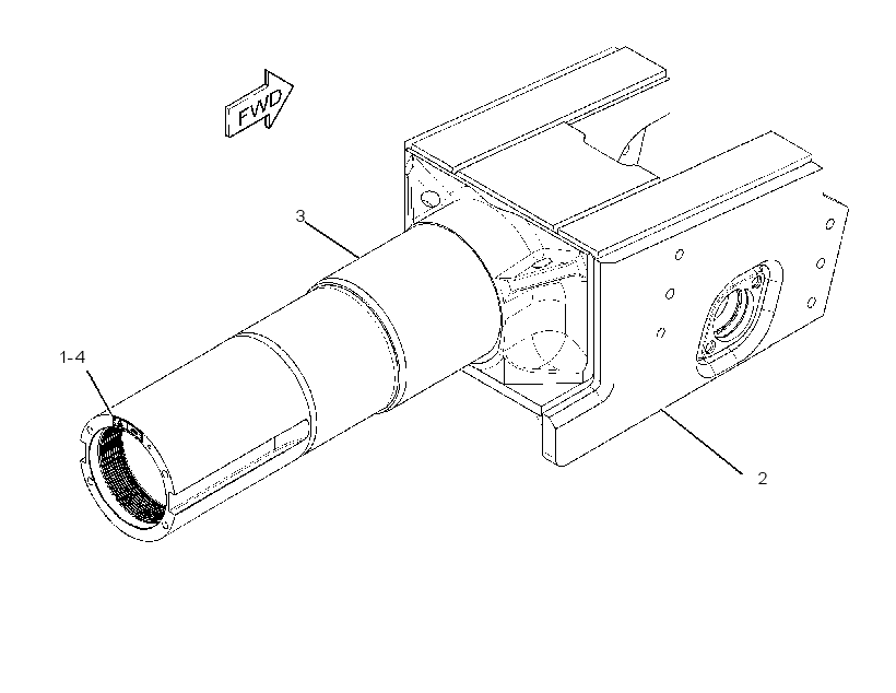 FRAME AS-TRACK ROLLER 1543330 CAT