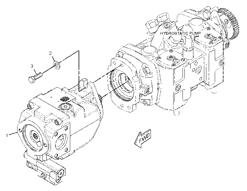 PUMP & MTG GP-WORK TOOL 2185826 CAT