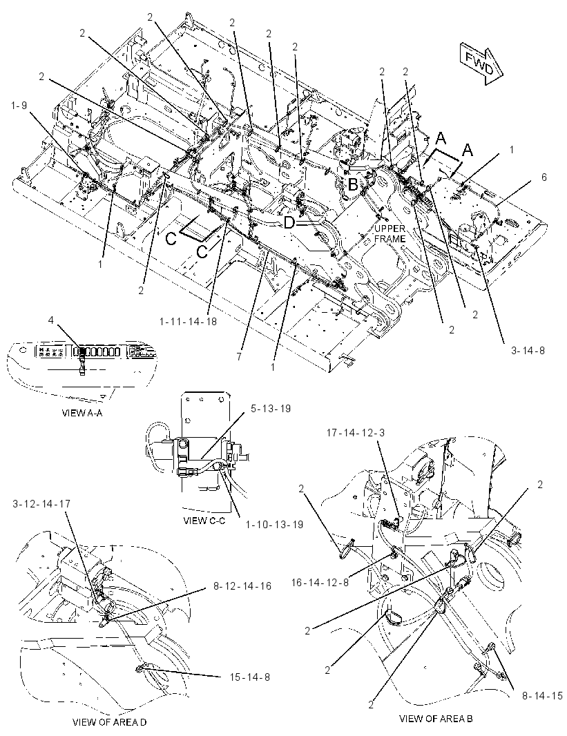 WIRING GP-COMBINED FLOW 2311735 CAT