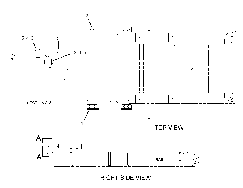 MOUNTING GP-RAIL 2450086 CAT