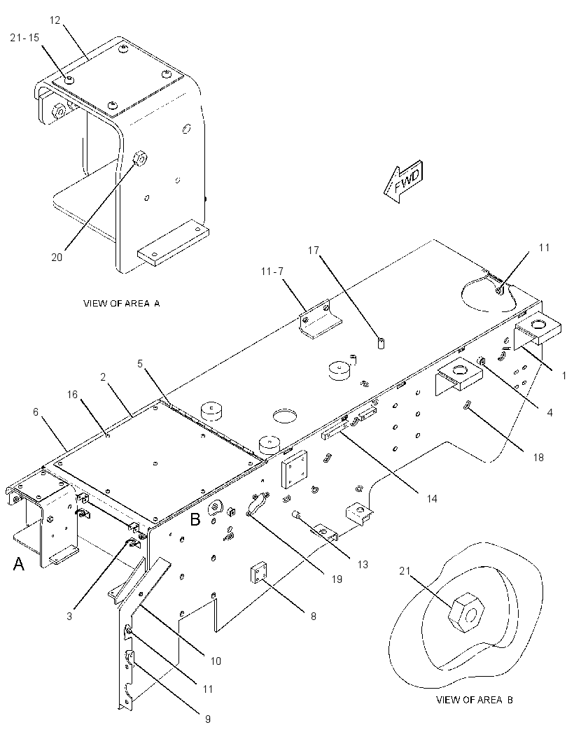 FENDER AS 2561269 CAT