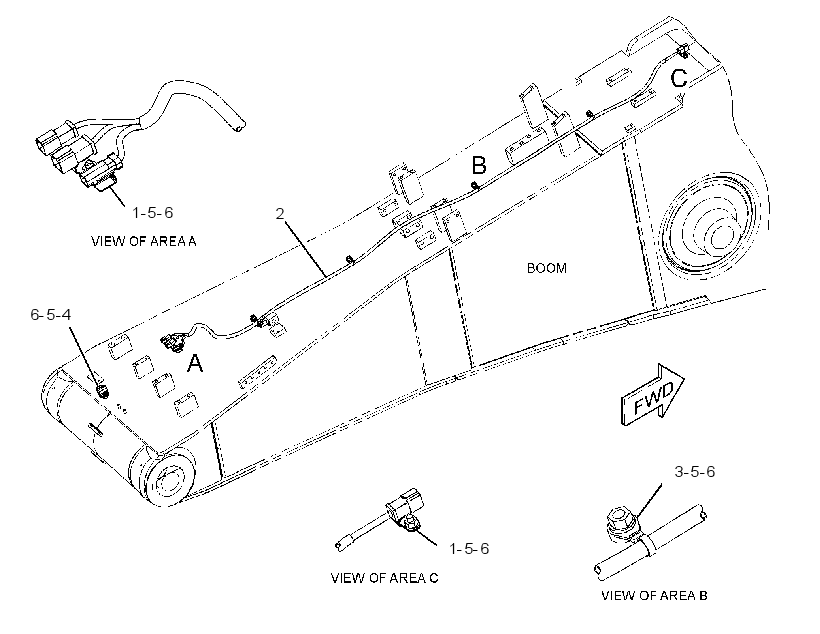 WIRING GP-BOOM 2847449 CAT