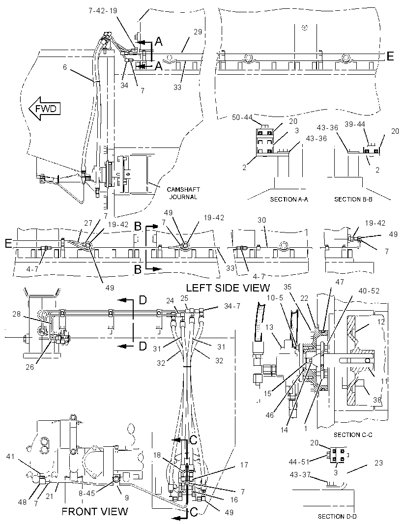 PUMP & LINES GP-VALVE LUBE 1574854 CAT