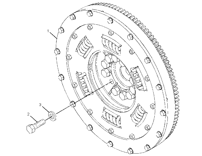 CLUTCH GP-FLYWHEEL 2945734 CAT