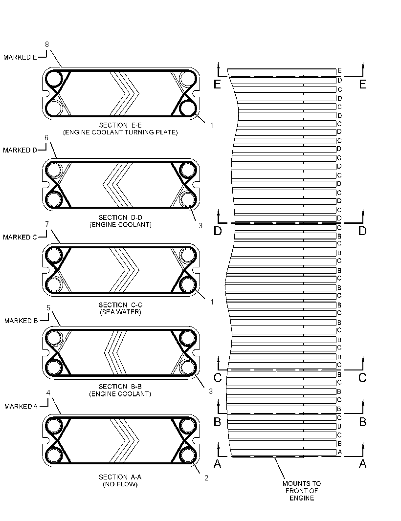 PLATE GP-HEAT EXCHANGER 2669526 CAT