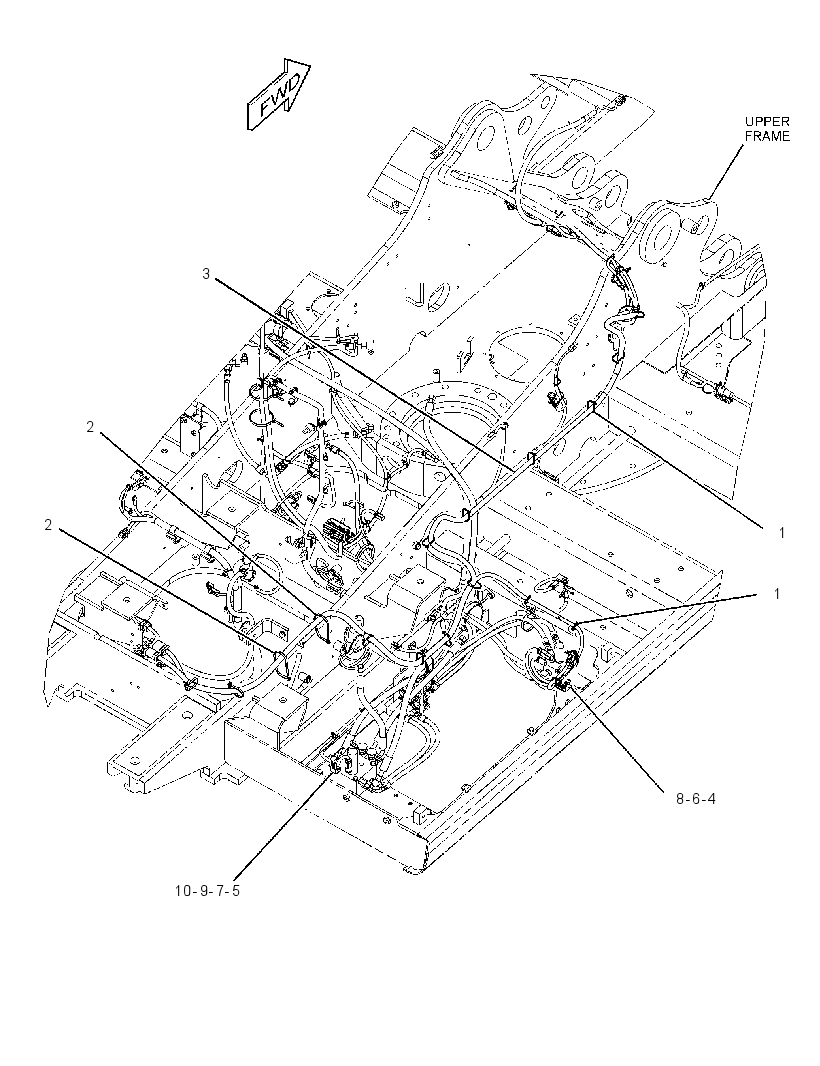 WIRING GP-AUXILIARY CONTROL 2757203 CAT