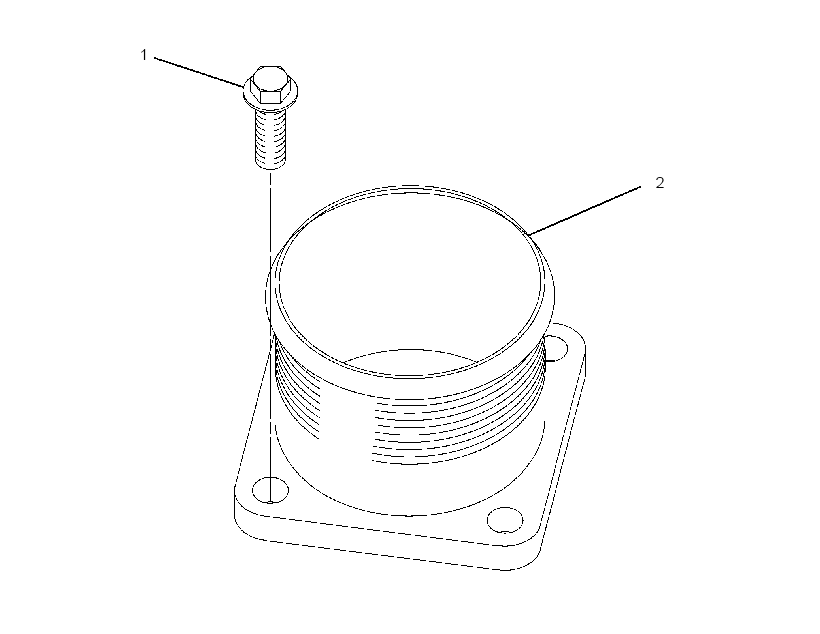 FLANGE GP-RADIATOR 2945387 CAT