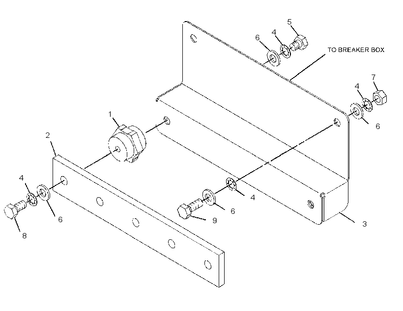 MOUNTING GP-BUS BAR 2776327 CAT