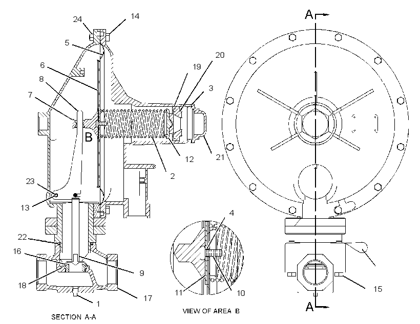 REGULATOR AS-GAS PRESSURE 7W2363 CAT