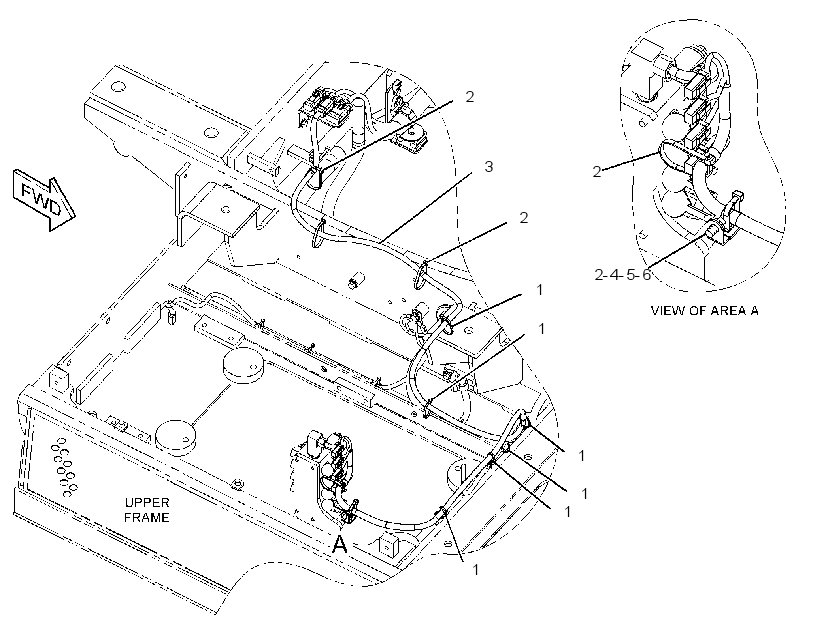 WIRING GP-GRAPPLE CONTROL 2832789 CAT
