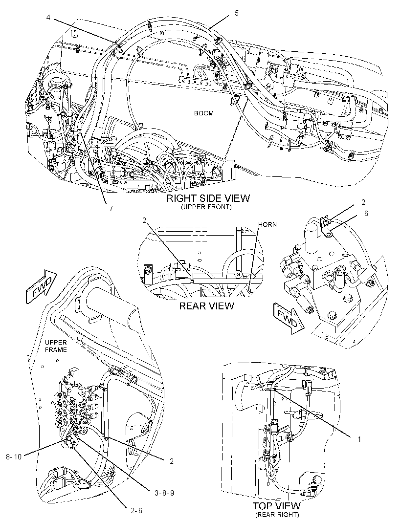 WIRING GP-AUXILIARY CONTROL 2917477 CAT