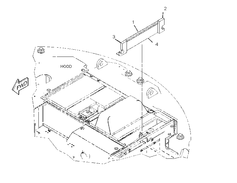 BAFFLE AS-AIR FLOW 2866232 CAT