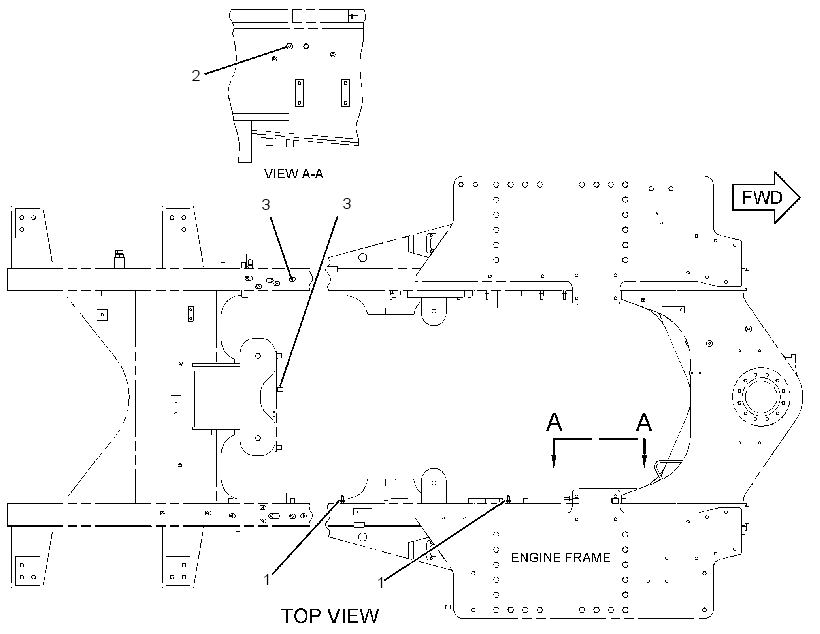 HARDWARE GP-REAR FRAME 2881098 CAT