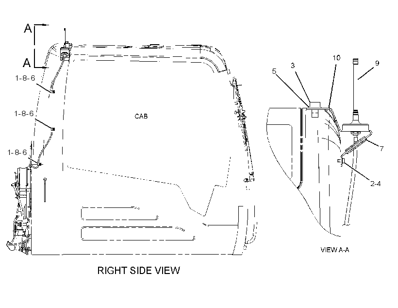 ANTENNA & MOUNTING GP 2886846 CAT